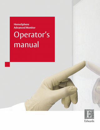 HemoSphere Operator's Manual Ver 1.2 April 2018