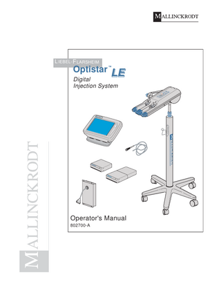 Optistar LE Operators Manual Rev A July 2002