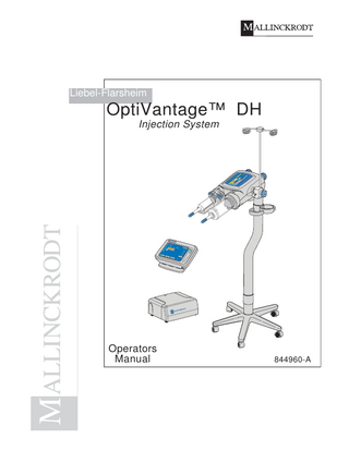 OptiVantage DH Operators Manual Rev A Dec 2004