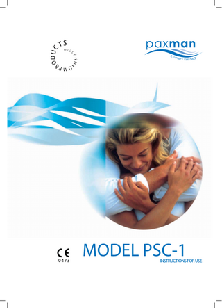 MODEL PSC-1  INSTRUCTIONS FOR USE  