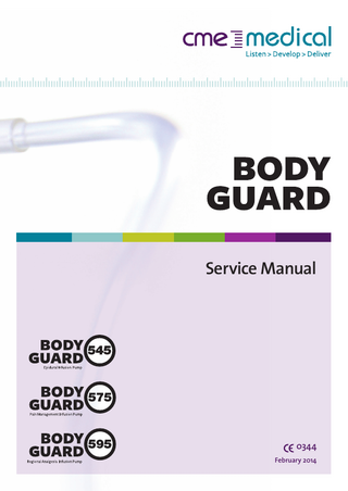 BodyGuard 545, 575 and 595 Service Manual Feb 2014