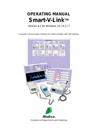 Smart-V-Link Operating Manual Ver 4.1 for Windows