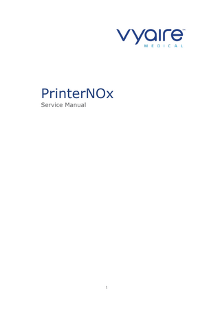 PrinterNOx Service Manual Rev 1.9 March 2019