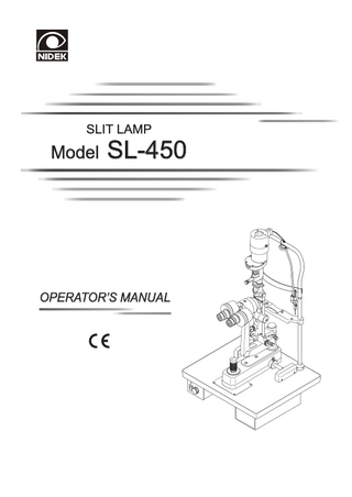 SL-450 Operators Manual Sept 2009