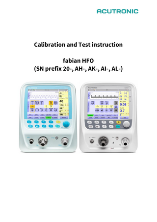 fabian HFO Calibration and Test Instructions V06