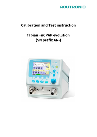 fabian +nCPAP evolution Calibration and Test Instructions V08