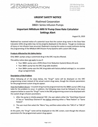 MRidium Series Urgent Safety Notice Aug 2019