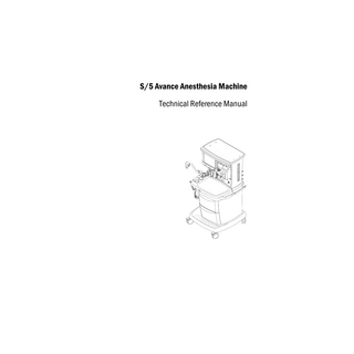 Table of Contents  Important...ii Technical Competence...ii  1 Introduction 1.1 What this manual includes...1-2 1.2 User’s Reference manuals...1-2 1.3 What is an S/5 Avance anesthesia machine?...1-3 1.4 Anesthesia system components...1-4 1.5 Breathing system components...1-6 1.6 Display controls...1-7 1.7 Anesthesia system display...1-8 1.7.1 Using menus... 1-10 1.8 Symbols used in the manual or on the equipment... 1-11  2 Theory of Operation 2.1 Electrical system...2-2 2.2 Power subsystem...2-4 2.2.1 Power Controller board...2-5 2.2.2 Power distribution...2-6 2.3 Display Unit...2-8 2.4 System communications...2-9 2.5 System connections... 2-10 2.5.1 Display Unit... 2-10 2.5.2 Display Connector board... 2-10 2.6 Power Controller and Anesthesia Control board connections... 2-11 2.7 Anesthesia Control board... 2-12 2.8 Electronic Gas Mixer... 2-14 2.9 Ventilator Interface board... 2-16 1009-0357-000 11/03  iii  