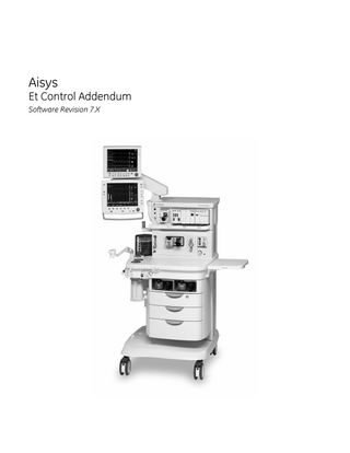 Aisys  Et Control Addendum Software Revision 7.X  
