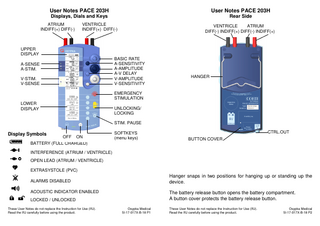 PACE 203H User Notes 5I-17-017X-B-18