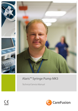 Alaris™ Syringe Pump MK3 Technical Service Manual  s  