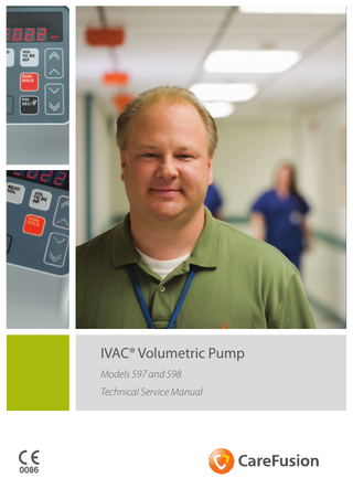 IVAC® Volumetric Pump Models 597 and 598 Technical Service Manual  s  