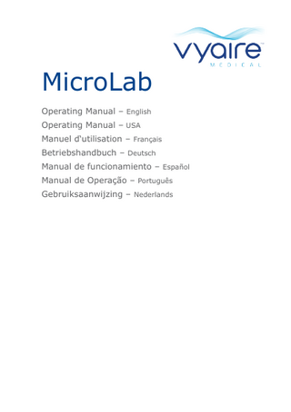 vyaire MicroLab Operating Manual Issue 1.6 Feb 2019