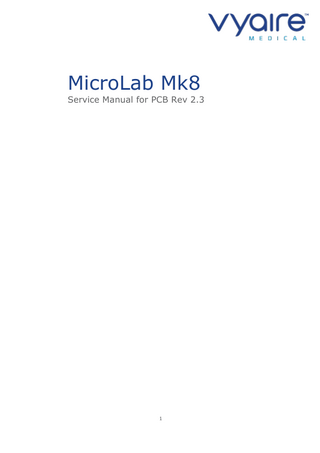 vyaire MicroLab Mk8 Service Manual Issue 1.6 Sept 2019