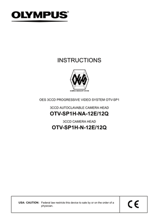 OES 3CCD Camera Head Instructions