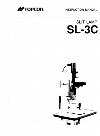 SL-3C Instruction Manual Oct 1999