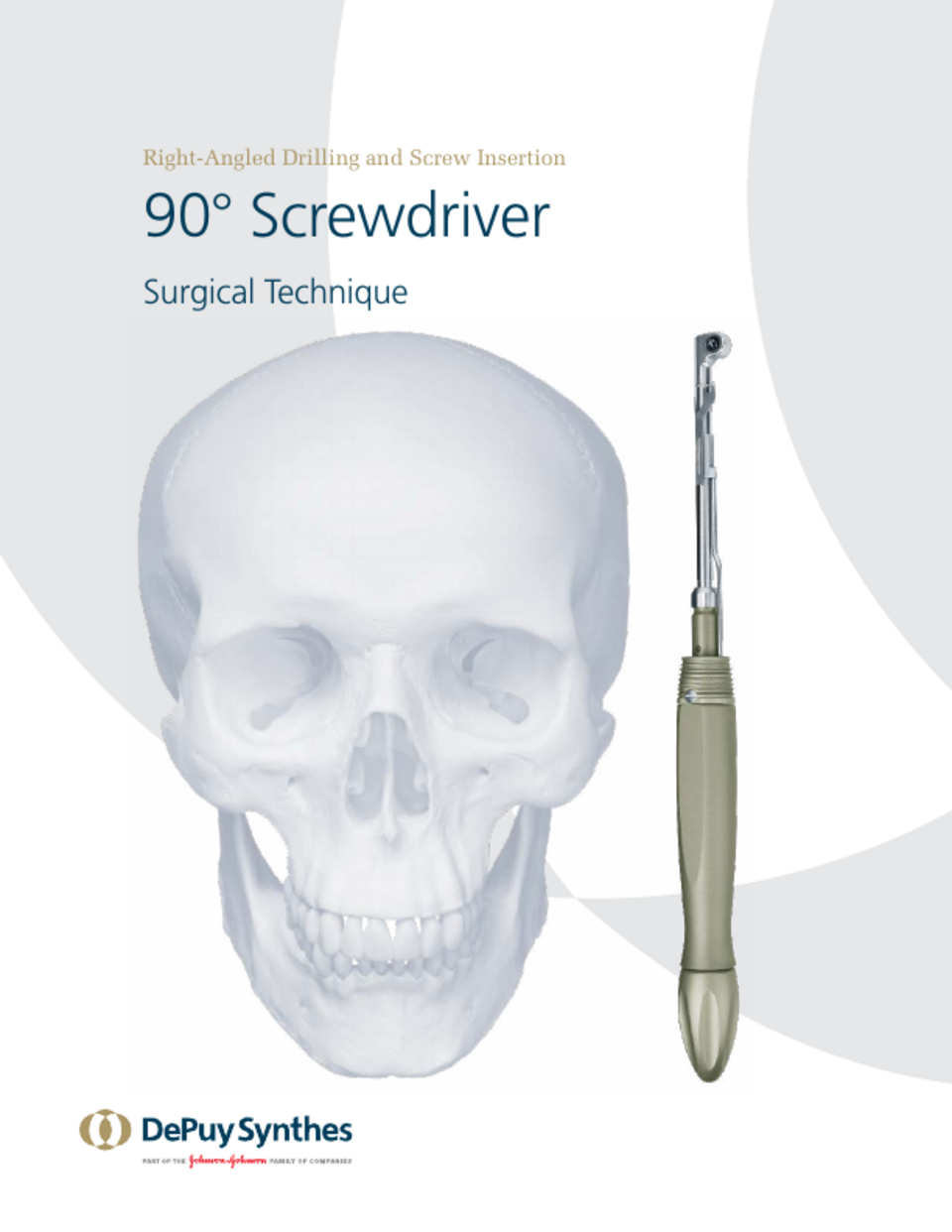 SYNTHES 90 degree Screwdriver Surgical Technique PDF download