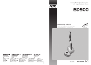 iSD900 Operation Manual
