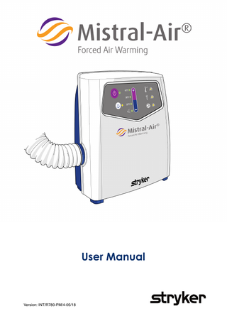 Mistral-Air R780-PM User Manual May 2018