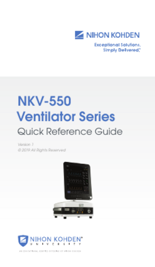 NKV-550 Series Quick Reference Guide Ver 1