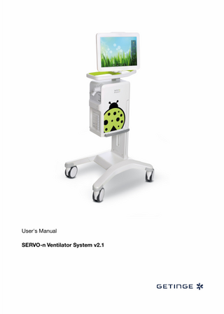 SERVO-n Ventilator System Users Manual Ver 2.1 Rev 09 Aug 2019