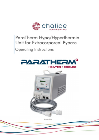 ParaTherm Heater Cooler Operating Instructions Mar 2018