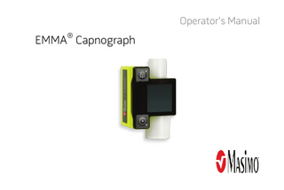 Operator's Manual  EMMA® Capnograph  