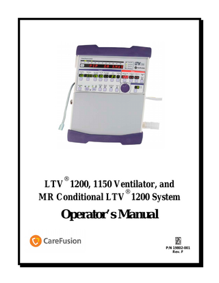 MR Conditional LTV 1200 Operators Manual Rev F March 2013