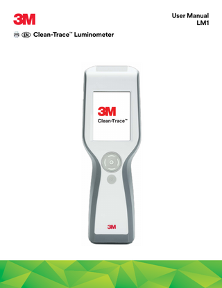 3M Clean-Trace LM1 Luminator User Manual June 2016