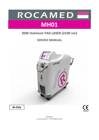 ROCAMED MH01 Laser 30W Service Manual Rev 02