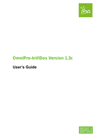 OmniPro-InViDos Users Guide 1.3c July 2018