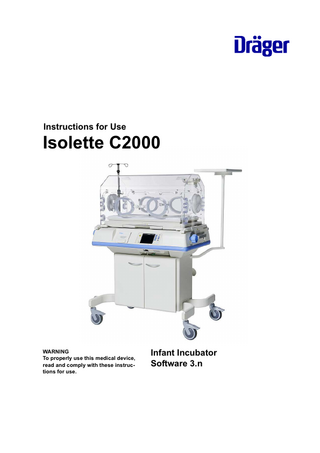 Isolette C2000 Instructions for Use sw 3.n.Edition 9 May 2018