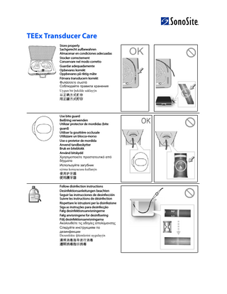 TEEx Transducer Care Guide P05497-03A