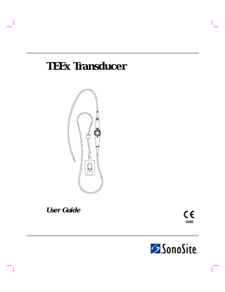 TEEx Transducer  User Guide  c 0086  