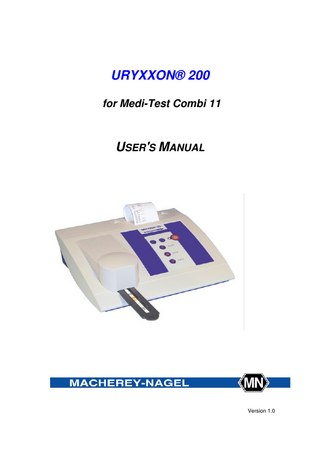 URYXXON 200 EN Users Manual ver 1.0