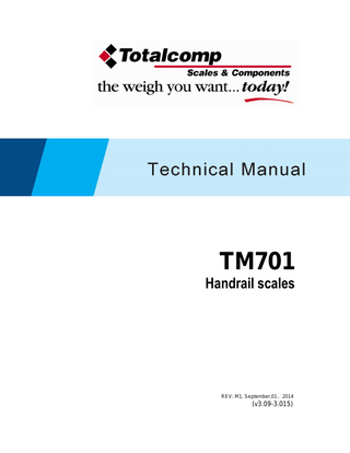 M701 Technical Manual v3.09-3.015 Rev M1 Sept 2014