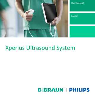 User Manual  English  Xperius Ultrasound System  