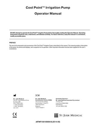 Cool Point Operator Manual Aug 2014