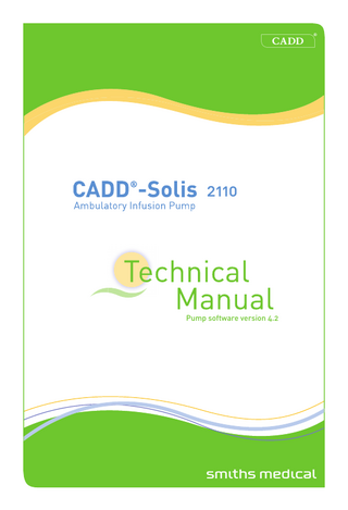 CADD-Solis Technical Manual sw ver 4.2 Nov 2019