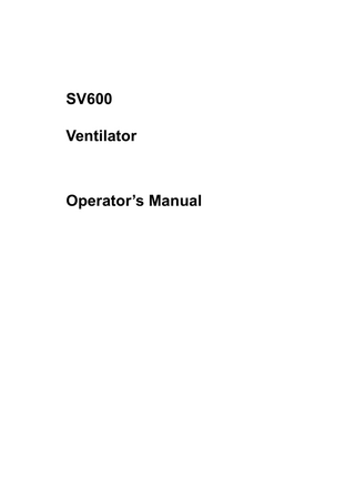 SV600 Operators Manual Dec 2019