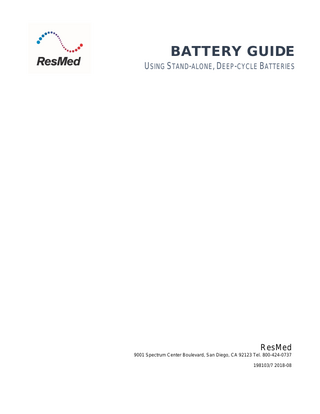 ResMed Battery Guide Aug 2018