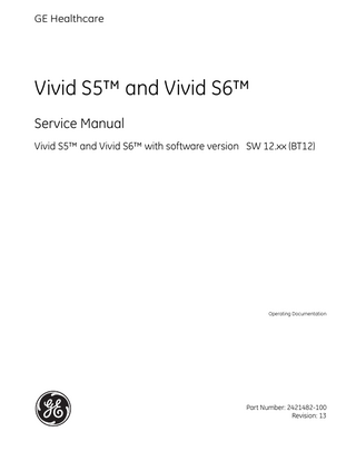 Vivid S5 and S6 Service Manual Rev 13 Feb 2013