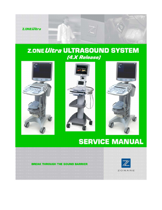 z.one Service Manual Release 4.X Rev D July 2011