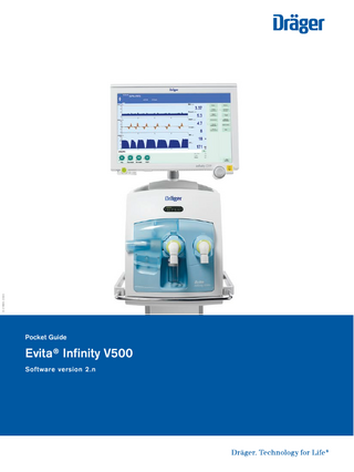 D-21865-2020  Pocket Guide  Evita® Infinity V500 Software version 2.n  