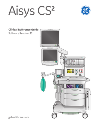 Aisys  CS² Clinical Reference Guide Sw Rev 11 Nov 2018