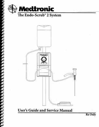 The Endo-Scrub 2 System Users Guide and Service Manual Rev B May 2006