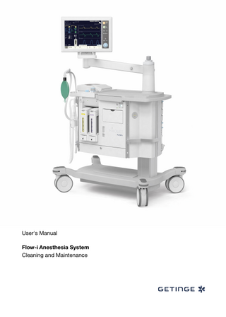 | Table of contents |  Table of contents  1 2 3 4  Flow-i Anesthesia System, User's Manual Infologic 1.30  Introduction Routine cleaning Maintenance and service Malignant hyperthermia - Preparing the Flow-i for susceptible patients  | | | |  5 7 35 37  3  
