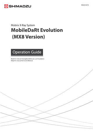 MobileDaRt Evolution Operation Guide Ver MX8