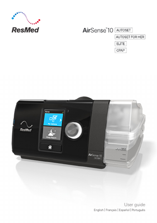 AirSense 10 Autoset, Elite and CPAP User Guide June 2020