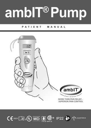 ambIT Pump Patient Manual April 2020